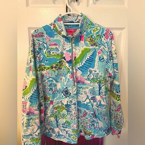 Lilly Pulitzer popover in Lilly Loves Nantucket print